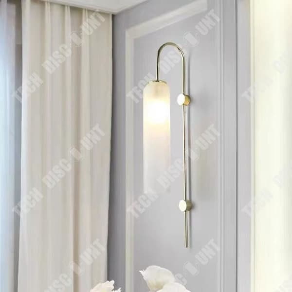 TD® Vägglampa i glas Varmt ljus 8W Mjuk ljus för ögonen Opalglaslampor Rostbeständig