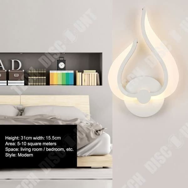 TD® Vägglampa Vägglampa Belysning Heminredning Flamform Ljusbelysning för Hem Vardagsrum Vägg Sovrum