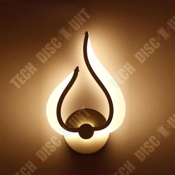 TD® Vägglampa Vägglampa Belysning Heminredning Flamform Ljusbelysning för Hem Vardagsrum Vägg Sovrum