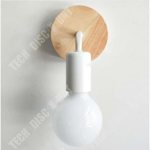 TD® 2st vit vägglampa inomhus modern E27 järn vägglampa för sovrum vardagsrum