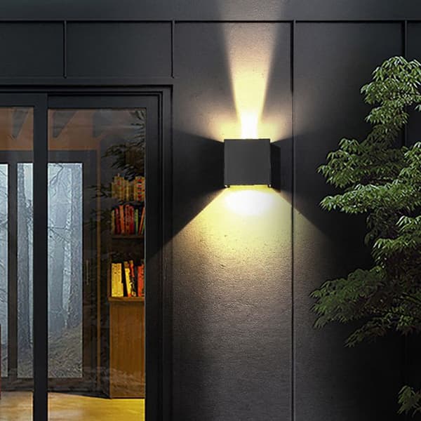 TD® 12W Led Vägglampa Utomhus/Inomhus IP65 Justerbar Modern Design Varmvit