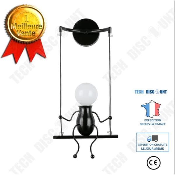 TD® Fashion vägglampa modern vägglampa kreativ sovrum sänglampa korridor gång trappa skurk lampa