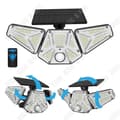 Miniatyrbild 2 av 4: TD® 2st Solar Vägglampa Tre Head Sensor Light Garage Light Utomhus Trädgård Utomhusbelysning Solar Light