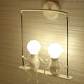 Miniatyrbild 3 av 4: TD® Modern Vägglampa Mode Vägglampa Kreativ Enkelhet Design Lampetter - Vit vägghängande med handgjord dekoration