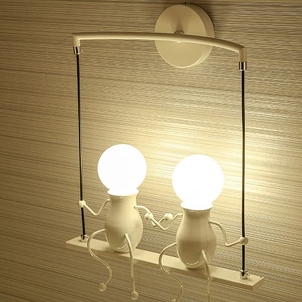 TD® Modern Vägglampa Mode Vägglampa Kreativ Enkelhet Design Lampetter - Vit vägghängande med handgjord dekoration