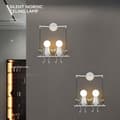 Miniatyrbild 4 av 4: TD® Modern Vägglampa Mode Vägglampa Kreativ Enkelhet Design Lampetter - Vit vägghängande med handgjord dekoration
