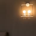Miniatyrbild 2 av 4: TD® Modern Vägglampa Mode Vägglampa Kreativ Enkelhet Design Lampetter - Vit vägghängande med handgjord dekoration