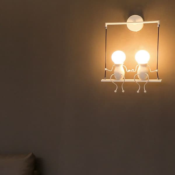 TD® Modern Vägglampa Mode Vägglampa Kreativ Enkelhet Design Lampetter - Vit vägghängande med handgjord dekoration