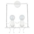 Miniatyrbild 1 av 4: TD® Modern Vägglampa Mode Vägglampa Kreativ Enkelhet Design Lampetter - Vit vägghängande med handgjord dekoration