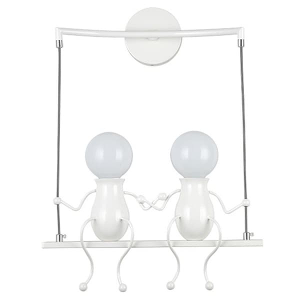 TD® Modern Vägglampa Mode Vägglampa Kreativ Enkelhet Design Lampetter - Vit vägghängande med handgjord dekoration