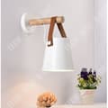Miniatyrbild 3 av 4: TD® Trä Led Vägglampa Säng Sänglampa Nattlampa Modern Home Vit