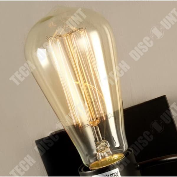 TD® Industriell stil smidesjärn vägglampa retro kreativ personlighet korridor kreativ villain robot vägglampa