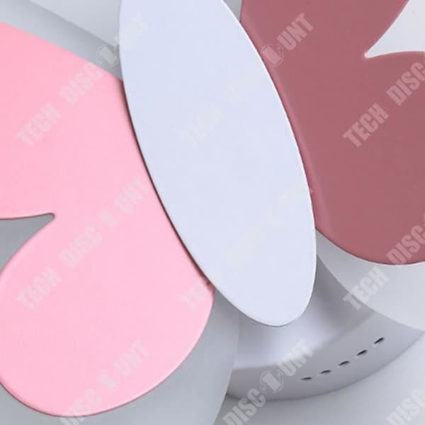 TD® Kreativ personlighet fjäril barnrum LED sänglampa sovrum bakgrund vägglampa (rosa + vit)