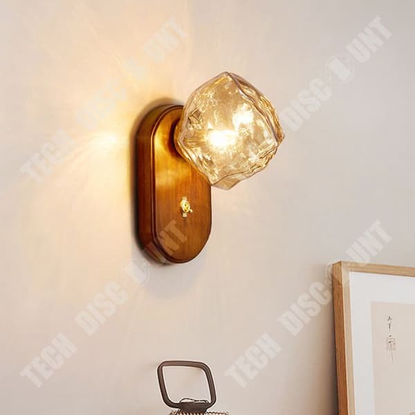 TD® Retro Ice Cube Vägglampa Vardagsrum Sovrum Bakgrund Väggbelysning Sängbord Atmosfärsljus