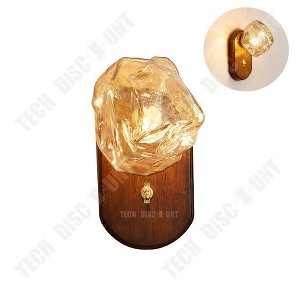 TD® Retro Ice Cube Vägglampa Vardagsrum Sovrum Bakgrund Väggbelysning Sängbord Atmosfärsljus