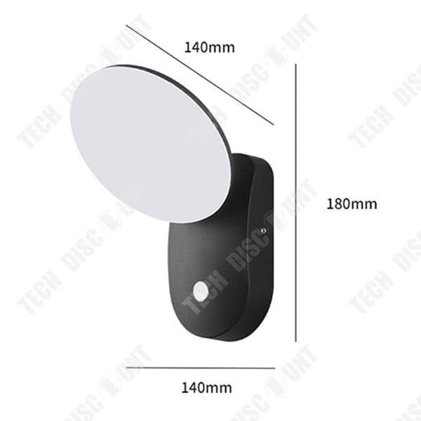 TD® Outdoor LED Vägglampa Vattentät Trädgårdslampa Balkong Bordslampa Super Ljus Trådlös Vägglampa inomhus