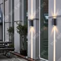 Miniatyrbild 3 av 4: TD® Beam Vägglampa Utomhus Vattentät Borstad Färgglad Ljus upp och ner LED Vägglampa