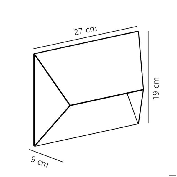 Väggapplikation Nordlux belysning Utomhus PONTIO 27 Vägglampa parallellkoppling möjlig Aluminium Svart H.19 - IP54