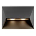 Miniatyrbild 2 av 4: Väggapplikation Nordlux belysning Utomhus PONTIO 27 Vägglampa parallellkoppling möjlig Aluminium Svart H.19 - IP54