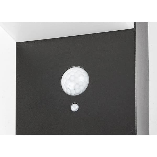 Utomhus solarmodul, lampa i aluminium med plastskärm Rabalux Zrebar 6W 4000K - svart - 17,5x13,5x10,5 cm
