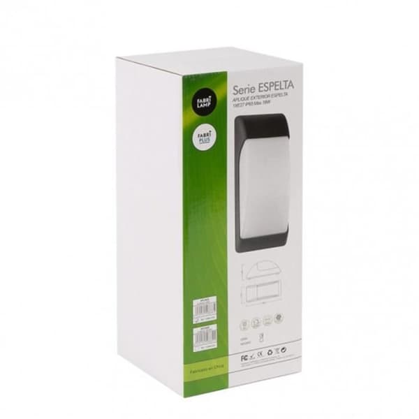 Vägglampa utomhus - FAB - ESPELTA - Grå - Modern - IP65