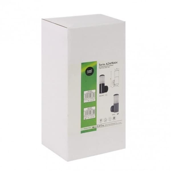 Vägglampa utomhus - FAB - AZAFRAN-serien - Grå - Modern - IP44