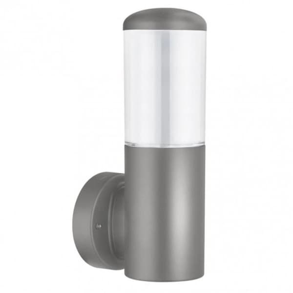 Vägglampa utomhus - FAB - AZAFRAN-serien - Grå - Modern - IP44