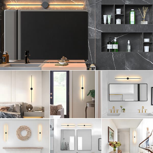INF LED-vegglampe med bevegelsessensor - Hvit, 106 cm, oppladbar