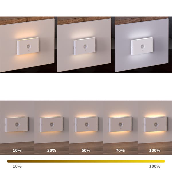 INF Genopladelig LED-bevægelsessensorvæglampe - Magnetisk natlampe