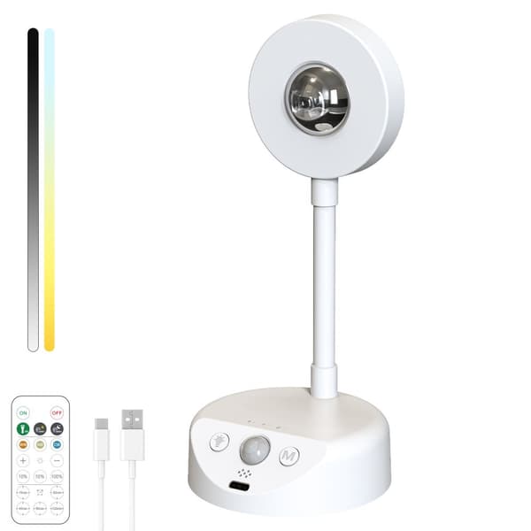 INF Smart LED Vægspot T115 - Hvid Skal, RGBCW, 1 Styk