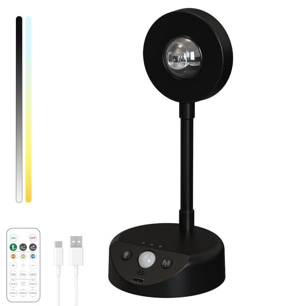 INF Elegant Svart Väggspotlight T115 - Belys Ditt Utrymme