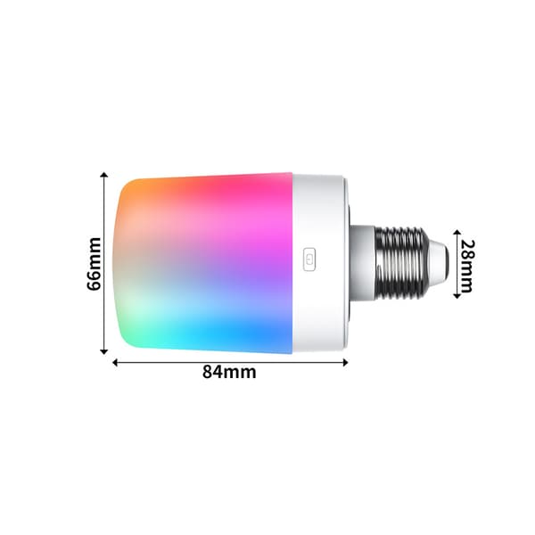 INF E26 T069D-RGBCW LED-pære med fjernbetjening - Lys din plads op