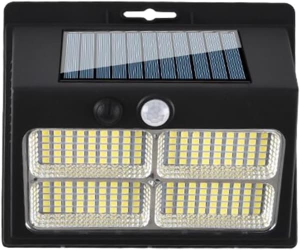 Solar Motion Sensor Væglamper, 3 tilstande, Vandtæt, Udendørs sikkerhedsbelysning