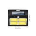 Miniatyrbillede 3 af 7: Solar Motion Sensor Væglamper, 3 tilstande, Vandtæt, Udendørs sikkerhedsbelysning