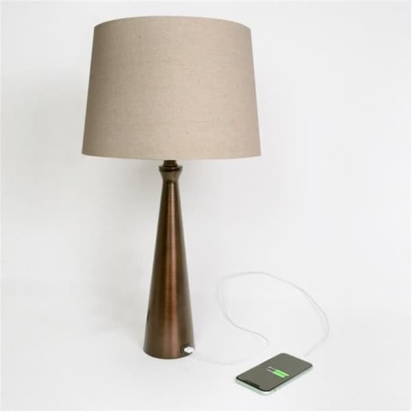 Bordslampa - FAB - PEARL - Beige - E27 - Metall
