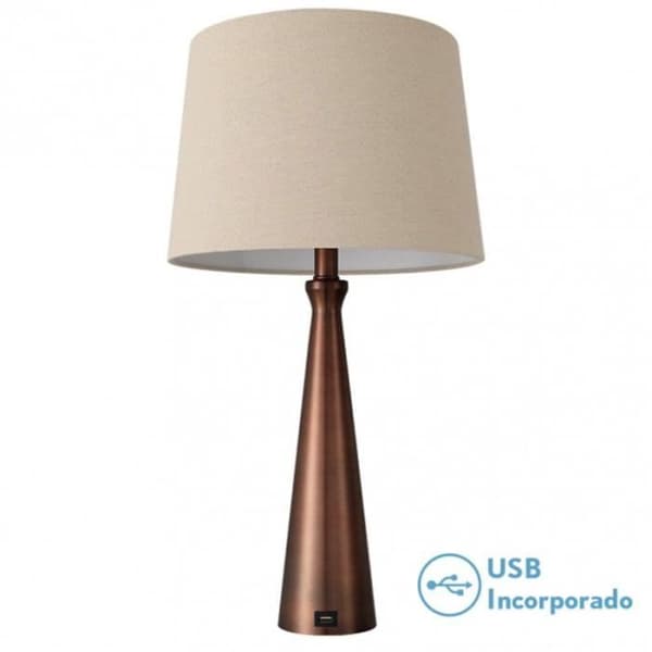 Bordslampa - FAB - PEARL - Beige - E27 - Metall