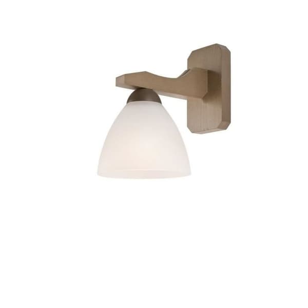 Lamkur Adriano Vägglampa Dome, lampskärm i glas, Sonoma, 1x E27