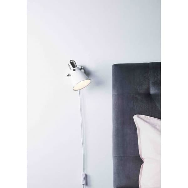 ALTON vit vägglampa 1 glödlampa