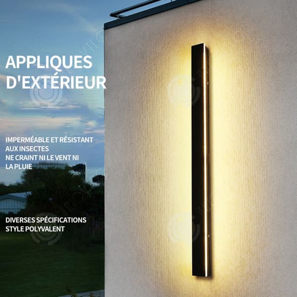 INN Lång vägglampa 18W 6000K Vattentät IP65 LED vägglampa lång vattentät vägglampa lång LED vägglampa lång modern vägglampa
