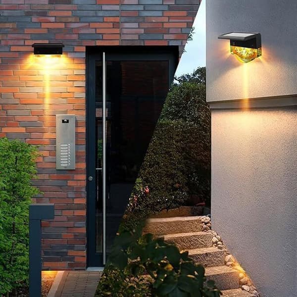 Solarlampa - icke specificerad - 2ST - 2 belysningslägen - Vattentät - LED