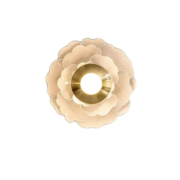 Postmodern Væglampe, Elegant Design, 3 Lysfarve Muligheder,Blomster mønster-a, Varmt lys