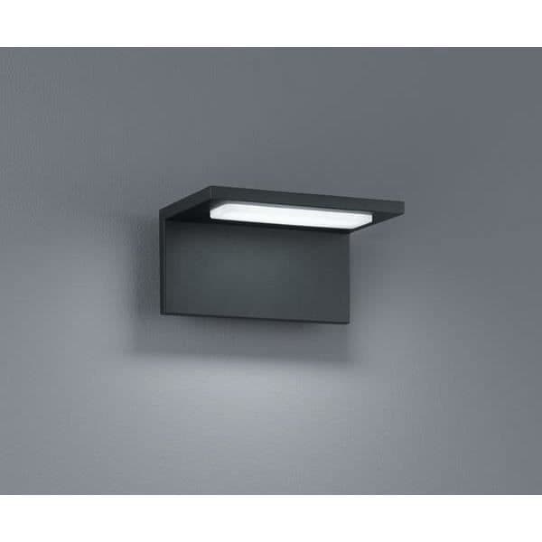 Trio Trave LED utomhusvägglampa - Antracitgrå - Gjuten aluminium