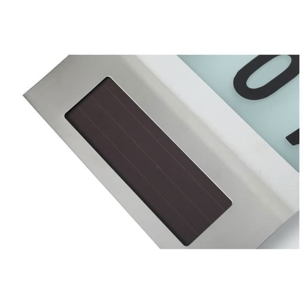 LED solcellslampa - Maclean - MCE172 - Rostfritt stål - 18x3x20 cm - Utomhusträdgård
