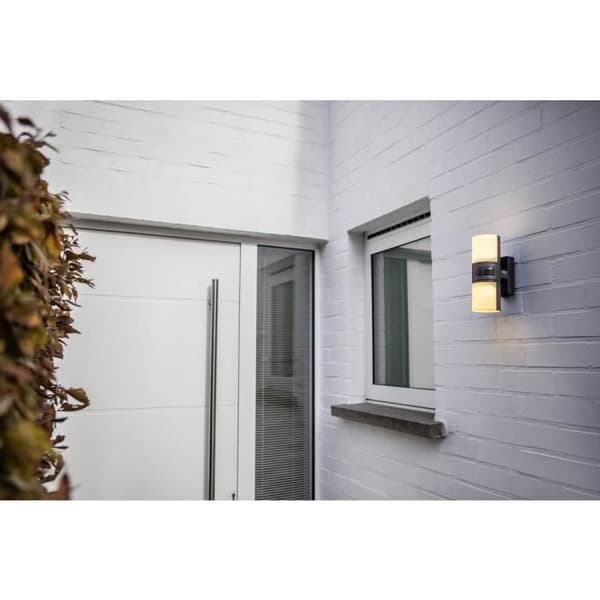 Utomhus LED vägglampa Lutec CYRA 5198102118 Integrerad LED Vit Aluminium Plast - Resin