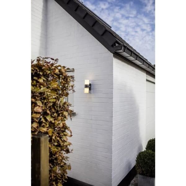 Utomhus LED vägglampa Lutec CYRA 5198102118 Integrerad LED Vit Aluminium Plast - Resin