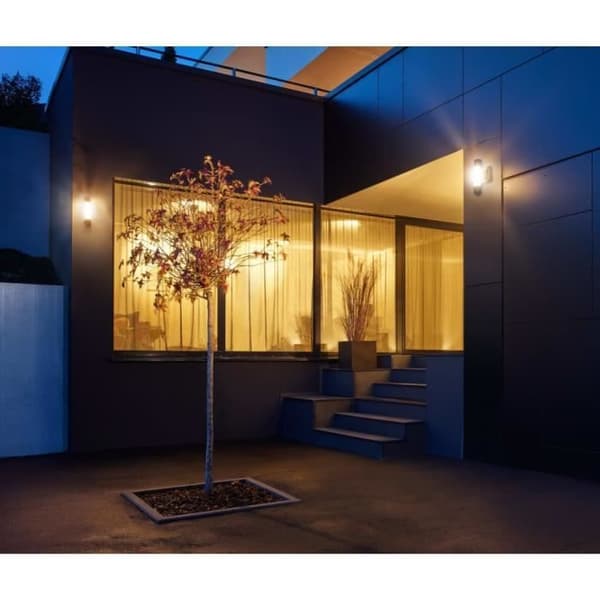 Vägglampa utomhus - Steinel - L 260 - LED - Rörelsedetektor - Silver