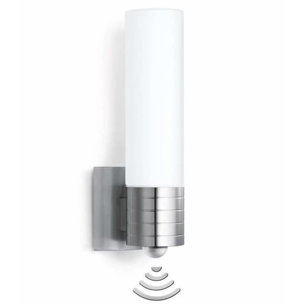 Vägglampa utomhus - Steinel - L 260 - LED - Rörelsedetektor - Silver
