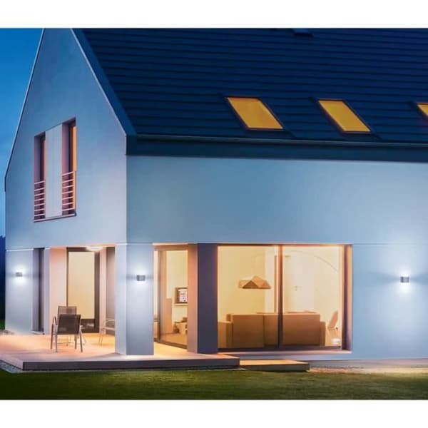 Utomhuslampa med sensor - Steinel - L 830 LED IHF - Antracit - 502 lumen - Bluetooth Antracit, Vit