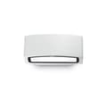 Miniatyrbild 3 av 3: Utomhusvägglampa - IDEAL LUX - ANDROMEDA - Vit - 1x60W - Aluminium, Sattinerad pyrexglas