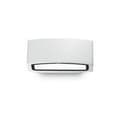 Miniatyrbild 2 av 3: Utomhusvägglampa - IDEAL LUX - ANDROMEDA - Vit - 1x60W - Aluminium, Sattinerad pyrexglas